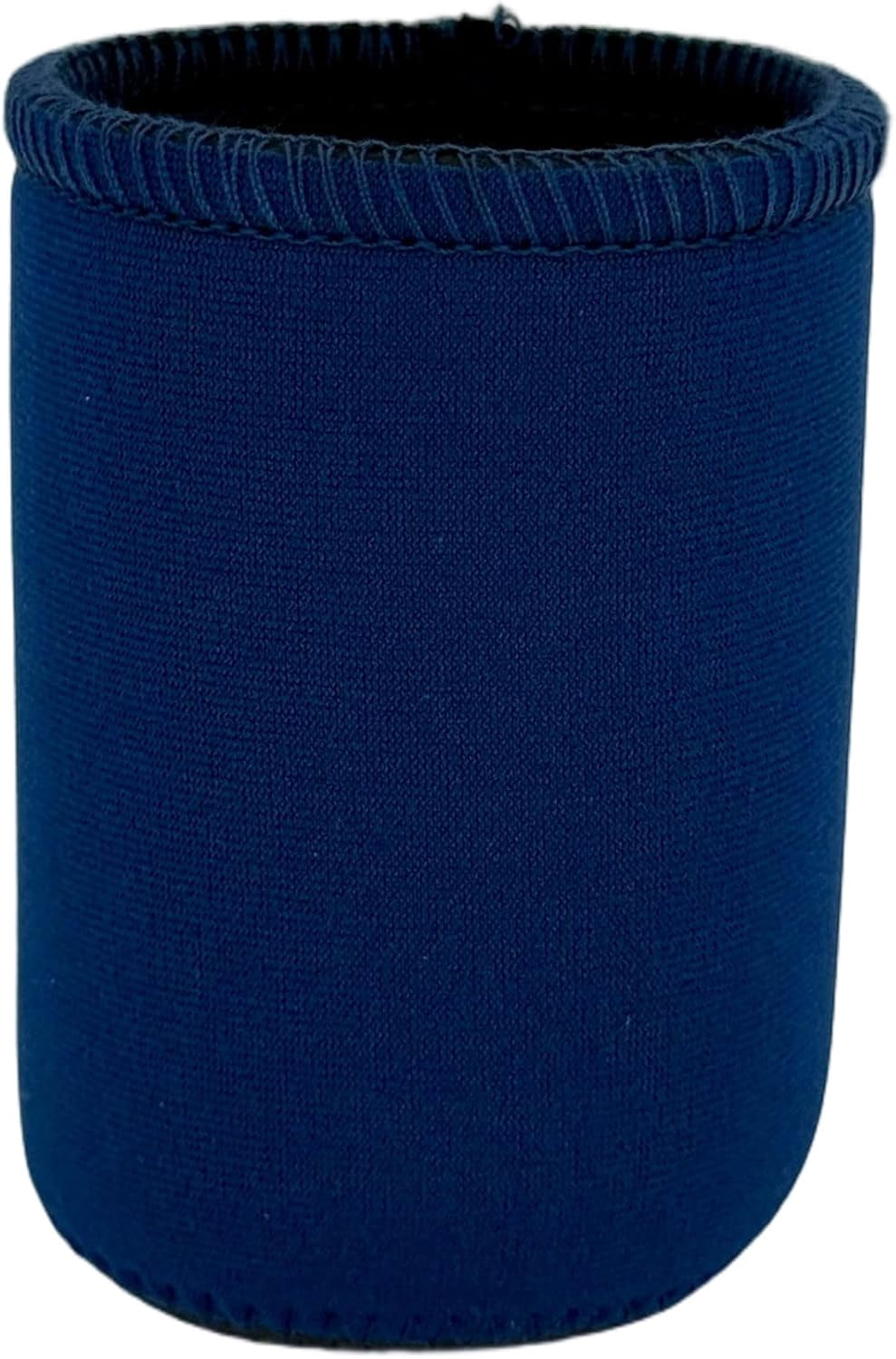 Blank Neoprene Full Bottom Can Coolie (2 Pack, Navy Blue)