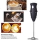 thumbnail image 5 of Batidora de mano - Espumador de café de acero inoxidable Espumador de mano eléctrico, batidor eléctrico inalámbrico con pilas y espumador de leche, 5 of 5