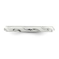 thumbnail image 4 of 925 Sterling Silver Stackable Expressions White Enamel Ring Size: 9; for Adults and Teens; for Women and Men, 4 of 5