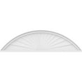 thumbnail image 3 of Ekena Millwork 48"W x 13"H x 2"P Segment Arch Sunburst Architectural Grade PVC Pediment, 3 of 7
