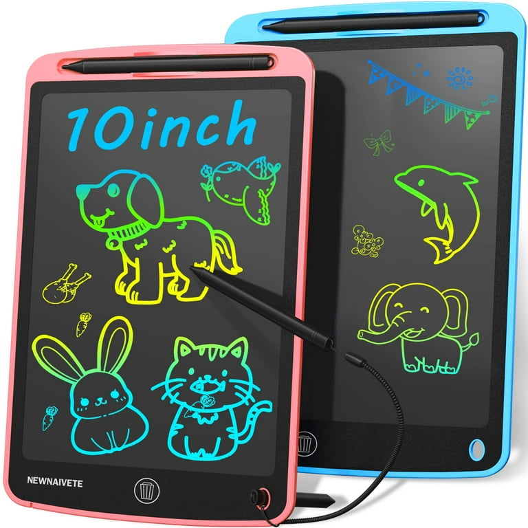 LCD Writing Tablet Toddler Doodle Board, 9 Inch Colorful Erasable Drawing  Pad for Kids, Toys Gifts for Educational Christmas Birthday Gifts for 3 4 5  6 7 8 Years Old Boys and