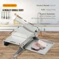 thumbnail image 3 of CGOLDENWALL Manual Ribs Meat Slicer Household Stainless Steel Small Bone Cutting Slicing Machine Chicken Lamb Chops Ribs Herb Pastry Cutter for Home, 3 of 6