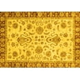 thumbnail image 1 of Ahgly Company Indoor Rectangle Abstract Yellow Modern Area Rugs, 7' x 10', 1 of 4