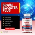 thumbnail image 3 of Healblend Neuro Plus Brain Booster Gummies – Focus, Memory & Clarity Support with Vitamin B12, Folate, B6, Phosphatidylserine – Strawberry Flavor – 60 Gummies (3-Pack), 3 of 5