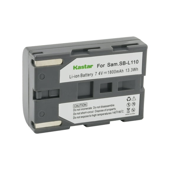 Kastar SB-L110 Battery 1-Pack Replacement for Samsung VP-D33, VP-D34, VP-D39, VP-D390, VP-D5000 VP-D5000(i) VP-D5000i, VP-D530, VP-D55, VP-D590 VP-D590i, VP-D60, VP-D6040 Camera