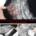 thumbnail image 4 of Ktoot Black Halloween Creepy Cloth Ragged Sheer Loose Weave Gauze Fabric Tear-Resistant Goth Decor Haunted Mansion Horror Decor Halloween Atmosphere Decor For Haunted House Wall Window Doorway Decor, 4 of 9