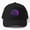 Black, variant on March Into the Neon Dawn Baseball Hat, Futuristic Adventure Statement Graphic Design, Classic Cap