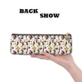 thumbnail image 3 of Xecao Tulips Flowers Print Leather Pencil Case -Stationery Bag Pen Holder for Work & Office, 3 of 5
