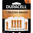 thumbnail image 1 of Duracell Hearing Aid Batteries with Easy-Fit Tab, Size 13, 12 Pack, 1 of 6