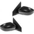 thumbnail image 3 of TRQ Mirror Power Smooth Black Left & Right Pair Set for 13 Nissan Sentra MRA09313, 3 of 3