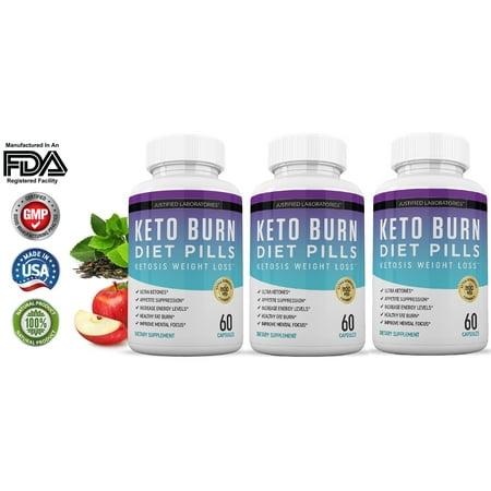 Keto Diet Pills Burn Shred BHB Salts Advanced Ketogenic Supplement Exogenous Ketones Ketosis Weight Loss Fat Burner Fast Carb Blocker 90 Day (Best Multivitamin For Keto Diet)