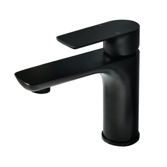Cobbe Single Handle Vanity Sink Faucets Single-Hole Installation Bathroom Faucet Matte Black