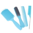 thumbnail image 3 of Juego de cepillos para peinar el cabello, juego de 4 cepillos para el cabello, peines para el cabello, juego de cepillos para el cabello de ingeniería de precisión, 3 of 14