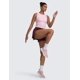 thumbnail image 3 of Musculosa CRZ YOGA Cloudweight con frunces lateral Rosa Mediana, 3 of 4