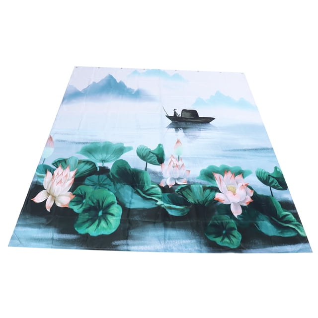 Blocking Drapes,Blackout Curtains Waterproof Flower Waterproof Shower Curtain Home Decoration Highly Versatile