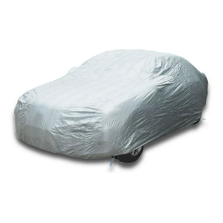 Breathable Car Cover Full Breathable All Weather Snow Dust Rain Wind Resistant Outdoor Protector  (Polyester