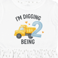 thumbnail image 4 of Inktastic I'm Digging Being 2 Birthday Truck Girls Toddler Dress, 4 of 5