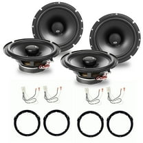 NVX Front & Rear 6.5" Coaxial Car Speaker Upgrade Package for 2015-2018 Ford Mustang 540W Peak