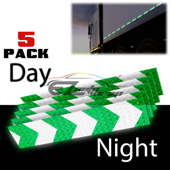 DOT-C2 Conspicuity Arrow Reflective Tape Strip 1 Foot Safety Warning Trailer RV