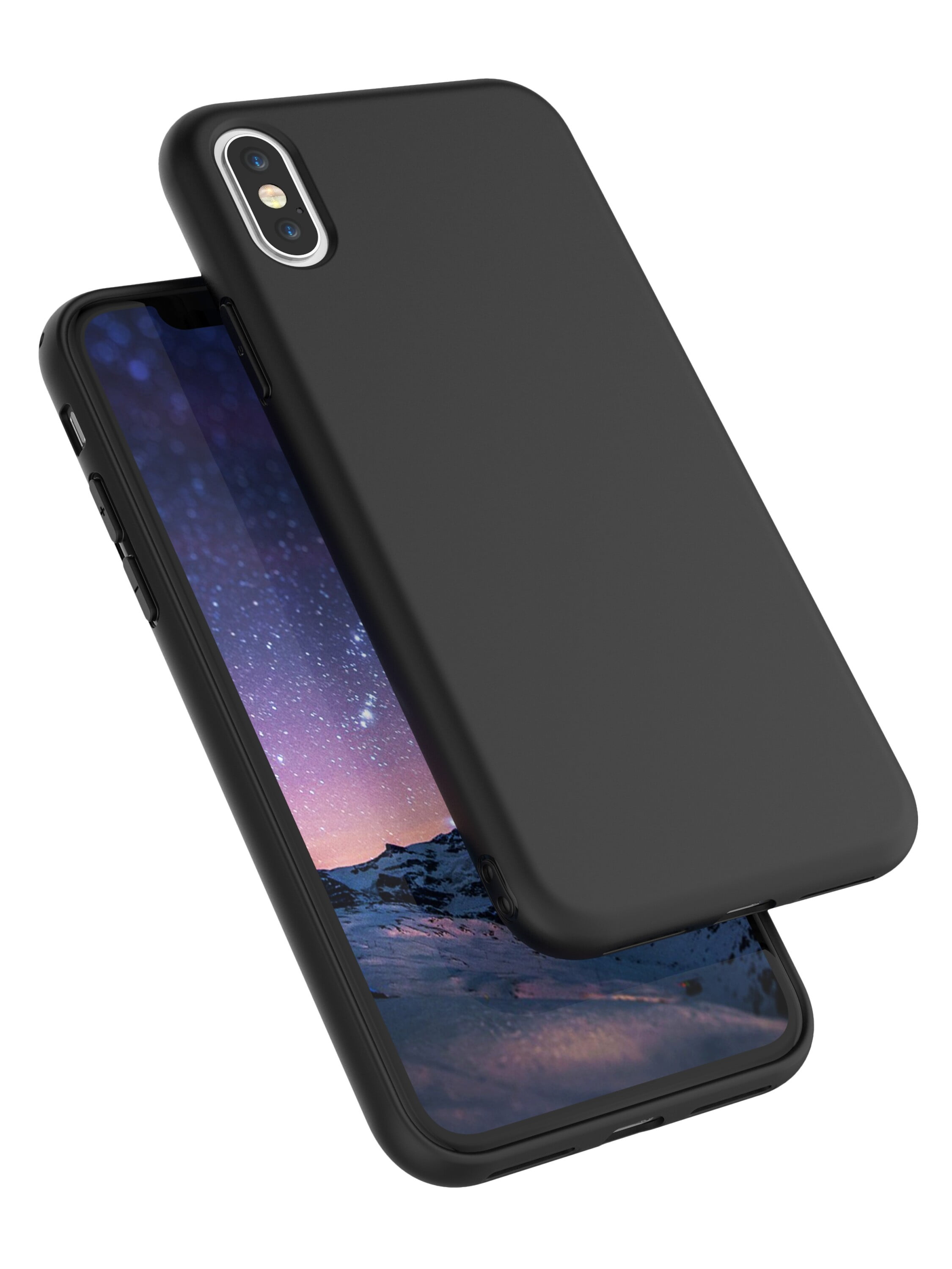Njjex iPhone X Case, Slim Soft TPU Bumper, Matte Charming Njjex iPhone X Case, Slim Soft TPU Bumper, Matte Charming