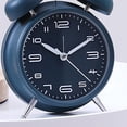 thumbnail image 4 of Reloj Despertador Mecánico Retro Doble Campana Perfecl Azul Temporizador mecánico de alarma, 4 of 8