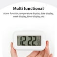 thumbnail image 4 of Digital Alarm Clock under $5! kkbbma Digital Electronic Clock, LED Display with Snooze Alarm, 12/24H Countdown Timer for Bedroom Office Desk, 4 of 8