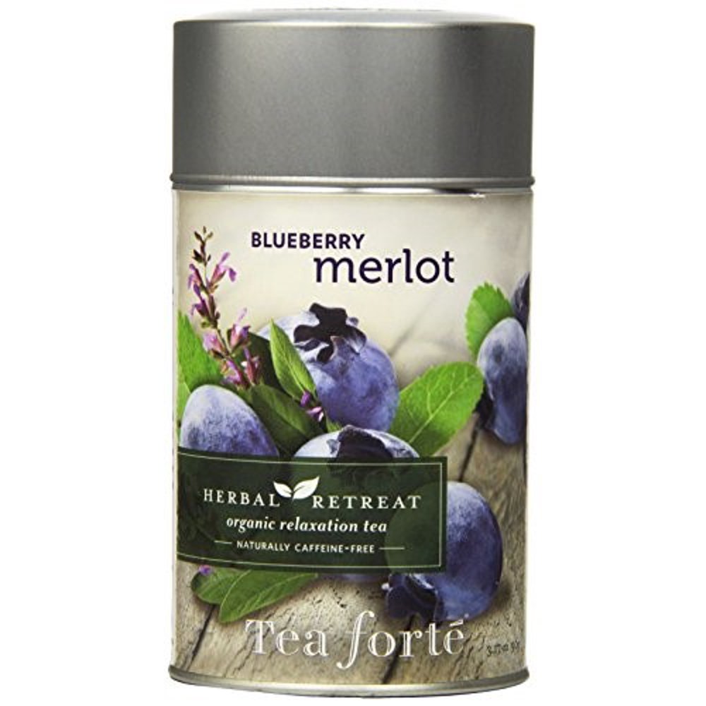 Tea Forte Loose Leaf Tea CanisterBlueberry Merlot, 3.17 Ounce