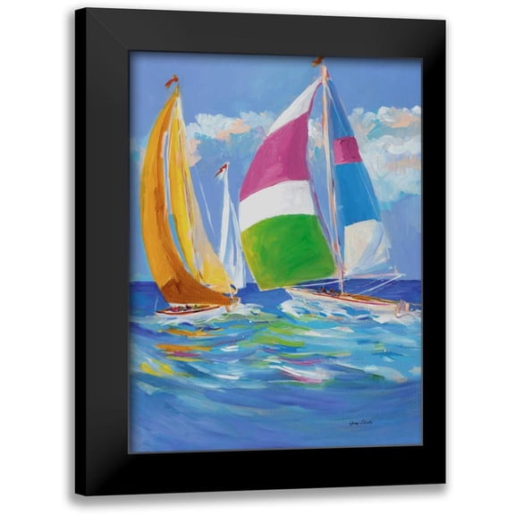 Slivka, Jane 11x14 Black Modern Framed Museum Art Print Titled - Full Sail II