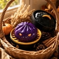 thumbnail image 7 of Halloween Dumpling Squishy with Steamer Box, Cute Soft Colorful Dumplings Stress Balls Fidget Sensory for Desk Display Stress Relief,C, 7 of 7