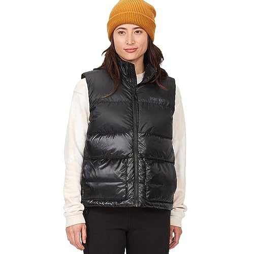 MARMOT WOMEN'S GUIDE DOWN VEST - SIZE: WOMEN L - BLACK