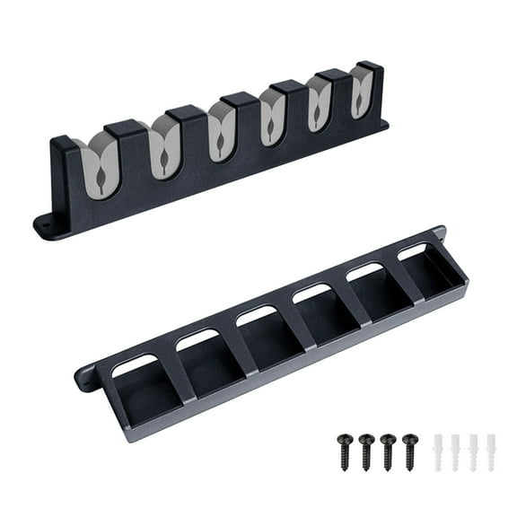 Vertical 6-Rod Fishing Rod Holder Wall Mounted Fishing Pole Rack for Garage, Wall, Ceiling Rod Stand Easy Installation