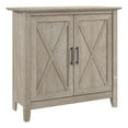 thumbnail image 1 of Key West Small Storage Cabinet with Doors in Washed Gray - Engineered Wood, 1 of 6