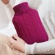 thumbnail image 5 of Funda Para Botella De Agua Caliente Funda para botella de agua caliente, calentador de manos y pies, funda de felpa para cama (rojo rosa), 5 of 8