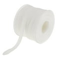 thumbnail image 2 of 20 Yards Boots Shoes Embellishments Solid Color Ribbon Wedding Party Gifts Wrapping Ribbon Leopard Velvet Ribbon 1cm - white as described, 2 of 8