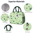 thumbnail image 4 of Lunch Bag Lunch Box for Women Reusable Insulated Lunch Bags,Water-Resistant Avocado Pattern Cooler Lunch Tote Bag, Large Capacity for Work Travel Picnic, 4 of 6