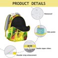 thumbnail image 4 of Marijuana Print University Backpack for Presentations - Durable Student Bookbag with Laptop Sleeve, Trendy Daypack for School and Campus, Special Gift for Lovers, 4 of 6