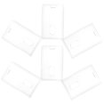 thumbnail image 4 of Mobutofu 6Pcs Card Sleeves Clear Card Protector for Library Cards Lanyard Compatible Rectangular, 4 of 8