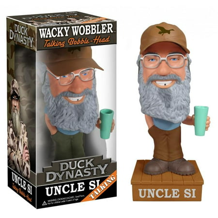 Funko Duck Dynasty Uncle Si Talking Wacky Wobbler Bobble Head