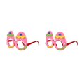thumbnail image 4 of Guardurnaity Lentes de Pascua con purpurina, huevos, disfraces de pollo, gafas de plástico, decoración navideña, accesorios de fotos para niños Tipo 11 2Conjunto, 4 of 6