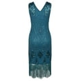 thumbnail image 4 of PrettyGuide Women 1920s Gatsby Cocktail Sequin Art Deco Flapper Dress, 4 of 7