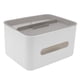 thumbnail image 1 of Caja de servilletas multifuncional, cubierta de caja de pañuelos, dispensador de pañuelos rectangular, cubierta de caja de pañuelos rectangular, tecnología de vanguardia, 1 of 8