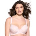 thumbnail image 2 of Paramour by Felina | Carolina Seamless Plunge Contour Bra | New Colors (Powder Tiger, 34G), 2 of 4
