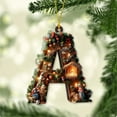 thumbnail image 4 of yulier Personalized 26 Initial Letter Christmas Ornaments, Nativity Scene Acrylic Hanging Pendant for Christmas Tree/Stockings, Religious Christmas Decorations, Xmas Gifts for Family, 4 of 7