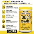 thumbnail image 2 of Harris Boric Acid Roach Killer Powder with Lure, 16oz, 2 of 4