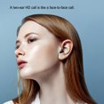thumbnail image 4 of Methold 1 par de auriculares inalámbricos portátiles reutilizables compatibles con Bluetooth 5,0 Control de botones manos libres 10m auriculares para Cables de audio/vídeo Blanco, 4 of 6