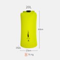 thumbnail image 3 of Bolsa De Almacenamiento Al Aire Libre Bolsa impermeable al aire libre Bolsa de almacenamiento multifuncional seca para canotaje (Amarillo 20L) Ndcxsfigh Para Estrenar, 3 of 8