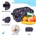 thumbnail image 5 of ALAZA Neon Skull Listening School Backpack Lunch Box Set Student Bookbag, 5 of 7