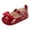Red, variant on Otqutp Baby Casual&nbsp;Shoes&nbsp;Spring And Summer Children Baby Toddler Shoes Girl Princess Shoes Flat Bottom Light Buckle Cute Bow Shoes