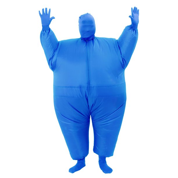 Traje inflable de cuerpo entero para adulto, color azul, de Costume RHYTHMARTS