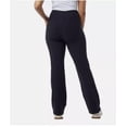 thumbnail image 2 of 32 Degrees Women's Wide Leg Ribbed Semi-Flare Yoga Pants, Black XL, 2 of 4